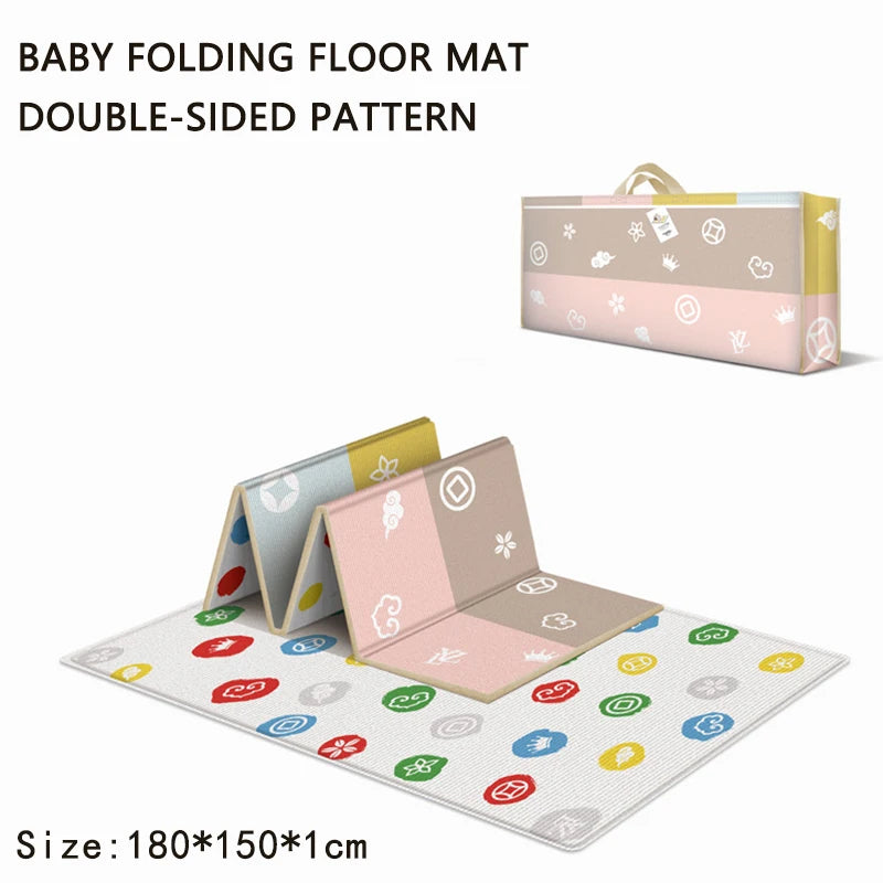 Foldable Baby Play Mat – Waterproof, Soft & Outdoor Safe