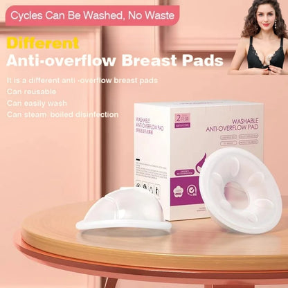 Silicone Breast Milk Collector – Leak-Free & Reusable Pads