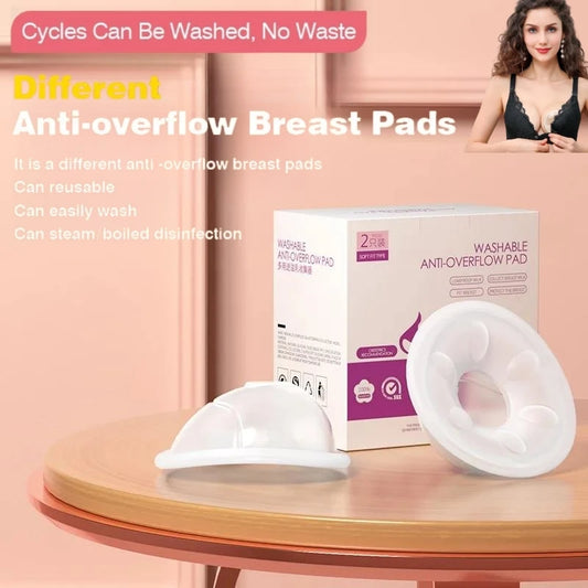 Silicone Breast Milk Collector – Leak-Free & Reusable Pads