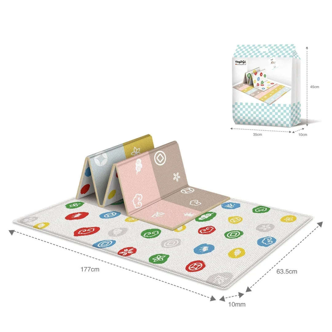Foldable Baby Play Mat – Waterproof, Soft & Outdoor Safe