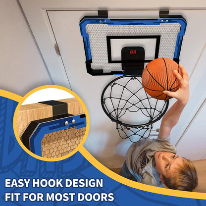 Kids Basketball Hoop Wall Mount with Score for Indoor Play