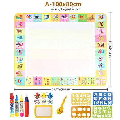Magic Water Drawing Mat – Reusable Mess-Free Learning Fun