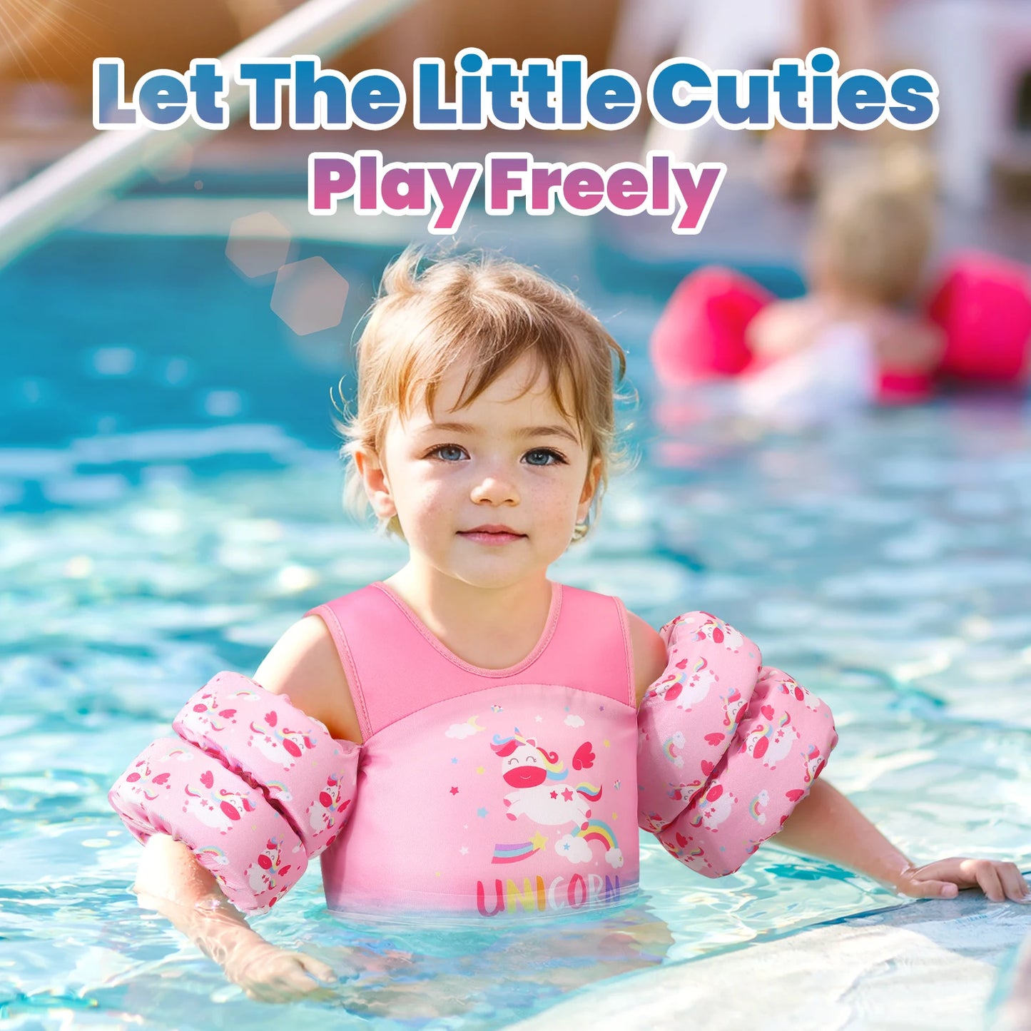 Kids Swim Vest with Arm Floats – Safe Buoyancy for Water