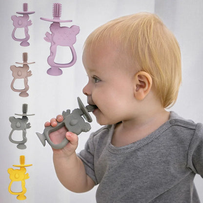 Animal Koala Baby Teether – BPA-Free Silicone Ring