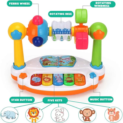 Baby Piano Toy Keyboard – Early Learning Music & Lights