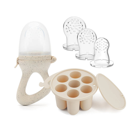 Baby Fruit Feeder Teether – Safe Self-Feeding & Freezer Set