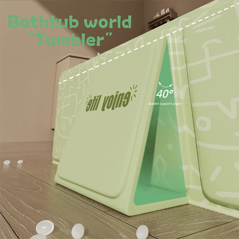 Portable Folding Bathtub for Kids – Travel-Friendly & Safe