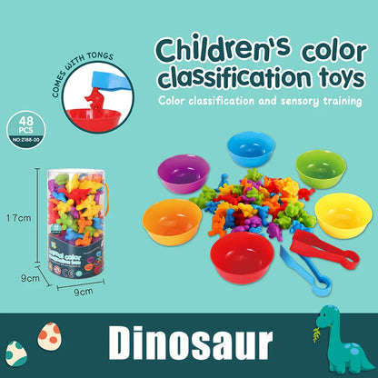 Montessori Animal Sorting Toys – Rainbow Learning Fun for Kids