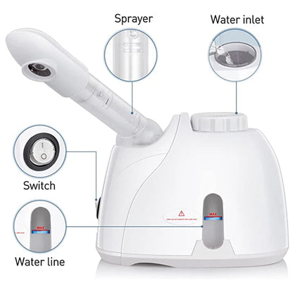 Ozon Facial Steamer – Deep Warm Mist Hydration Spa