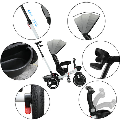 Baby Stroller Tricycle – 5-in-1 Adjustable Ride for Kids