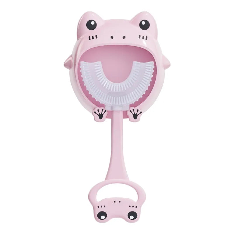 U-Shape Kids Toothbrush – Fun Cartoon Silicone Oral Care