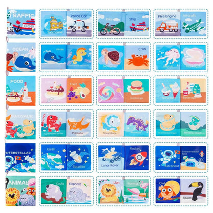 Baby Crinkle Book Set for Early Learning & Sensory Play