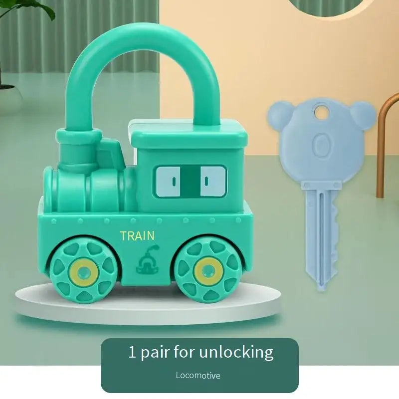 Montessori Lock & Key Toy – Number Learning & Sensory Fun
