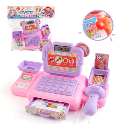 Simulation Cashier Toy with Lights & Sound for Kids