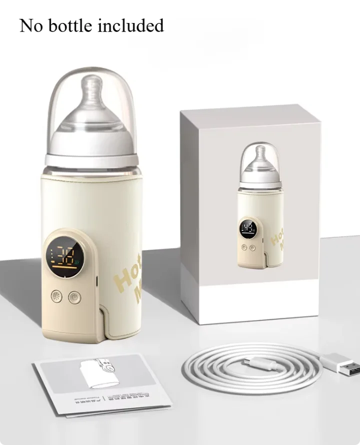 USB Baby Bottle Warmer Smart Temperature Control Sleeve