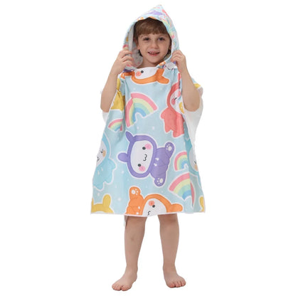 Children’s Hooded Beach Towel – Quick-Dry Microfiber Comfort