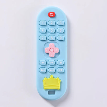 Silicone Teether Remote Control – Soothing Gum Relief Toy
