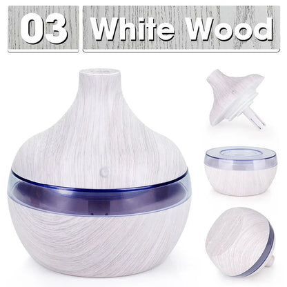 Ultrasonic Air Humidifier with Essential Oil Aroma Therapy