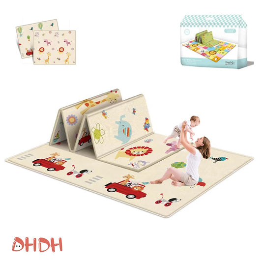 Foldable Baby Play Mat – Waterproof, Soft & Educational Activity Rug