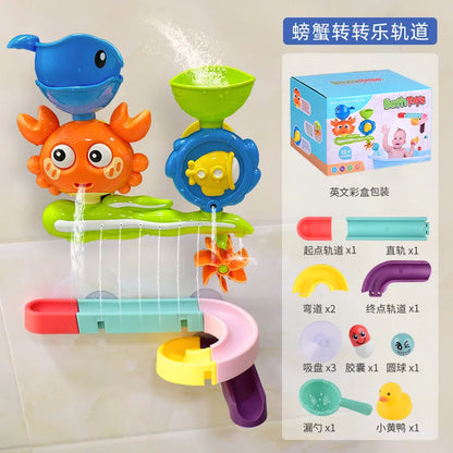 Baby Bathtub Water Play Set – Rotating Sprinkler Fun