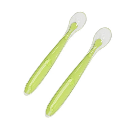 Baby Silicone Feeding Spoon Set – Soft Tip & Portable Box