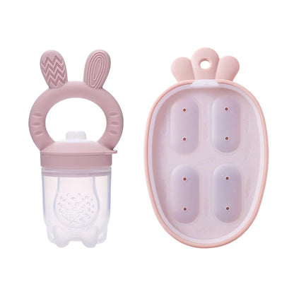 Silicone Baby Fruit Feeder – Safe Teething & Mess-Free Eating