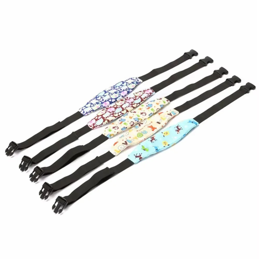Baby Car Seat Head Support – Adjustable Sleeping Headrest Strap