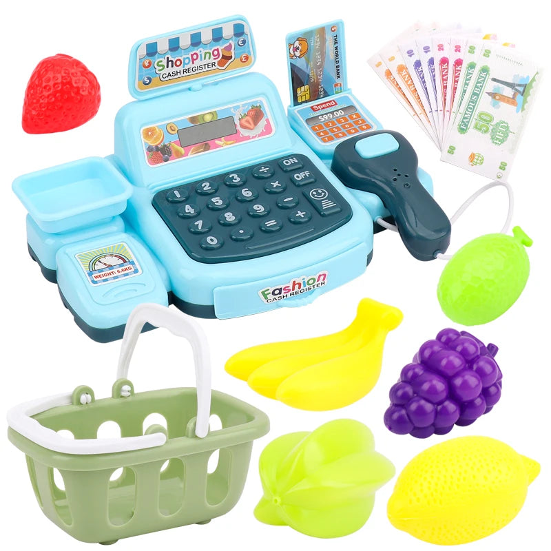 Simulation Cashier Toy with Lights & Sound for Kids