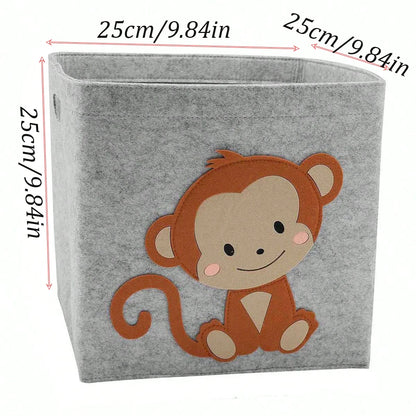 Foldable Toy Storage Box – Cute Organizer for Kids’ Room