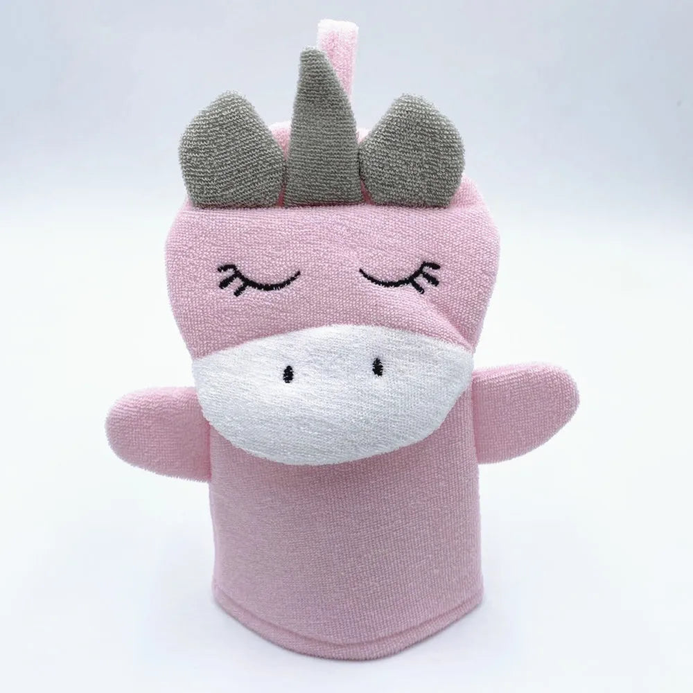 Children Bath Gloves – Soft Cartoon Sponge for Gentle Cleaning