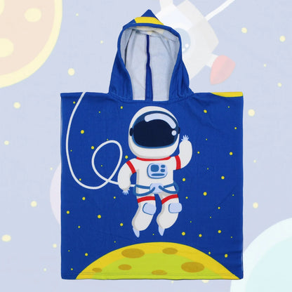 Cartoon Baby Hooded Bath Towel – Soft & Quick-Dry Cloak