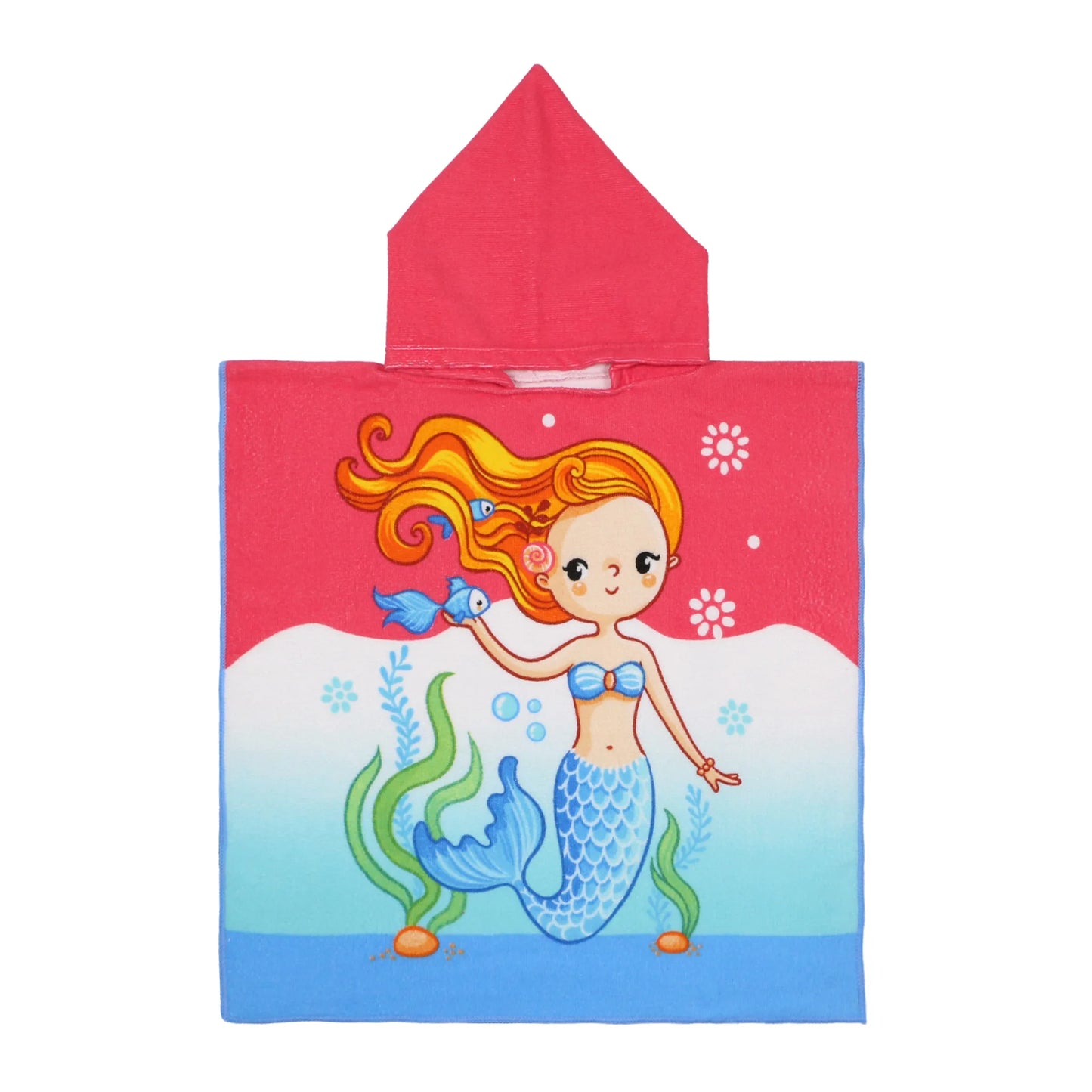 Cartoon Baby Hooded Bath Towel – Soft & Quick-Dry Cloak