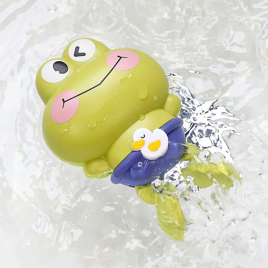 Clockwork Frog Bath Toys – Floating Fun for Kids