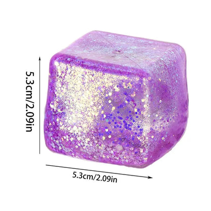Stress Relief Squeeze Cube – Soft Slow-Rebound Fidget Toy