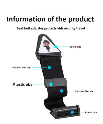 Child Car Seat Belt Adjuster for Safer & Comfy Travel Support