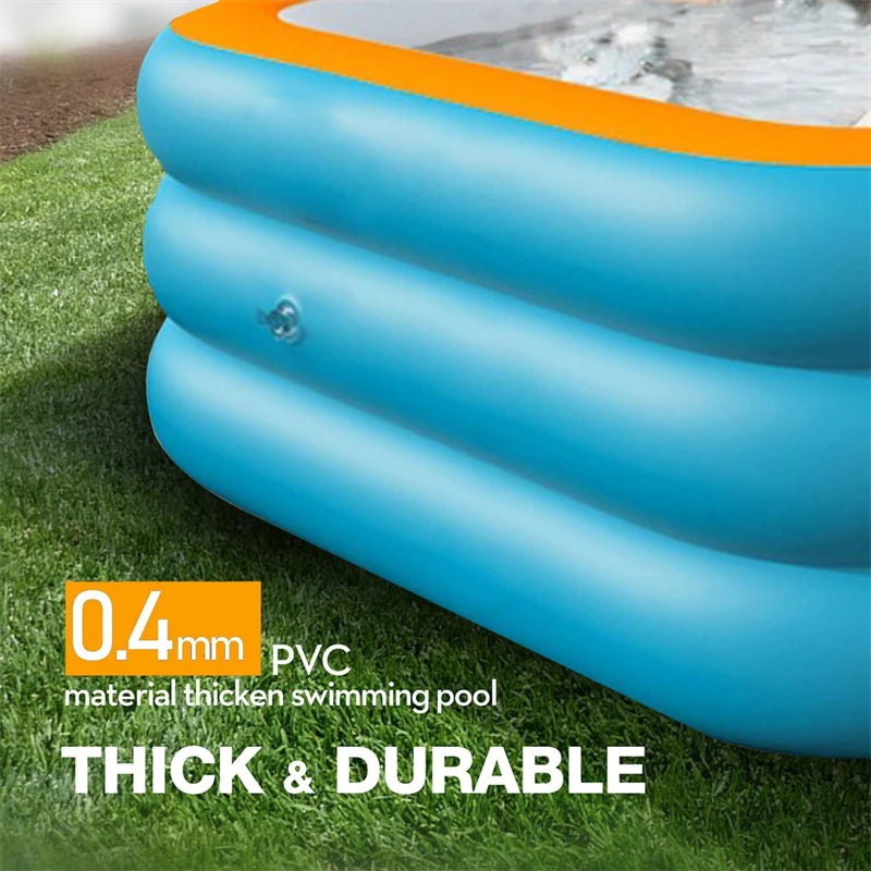 Inflatable Swimming Pool – Large Family Fun for Backyard