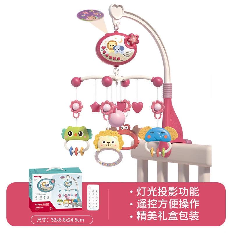 Musical Baby Crib Mobile – Lights, Music & Star Projection