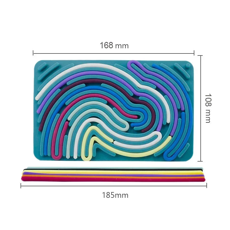 Sensory Activity Board – Montessori Stress Relief Toy for Kids