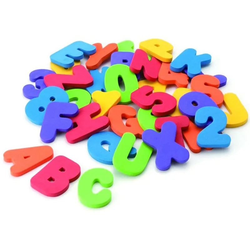 Alphanumeric Letter Bath Puzzle – Fun Learning Toy