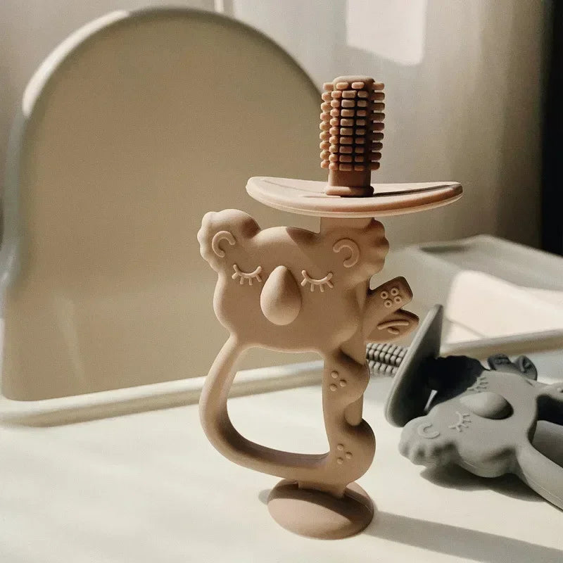 Animal Koala Baby Teether – BPA-Free Silicone Ring