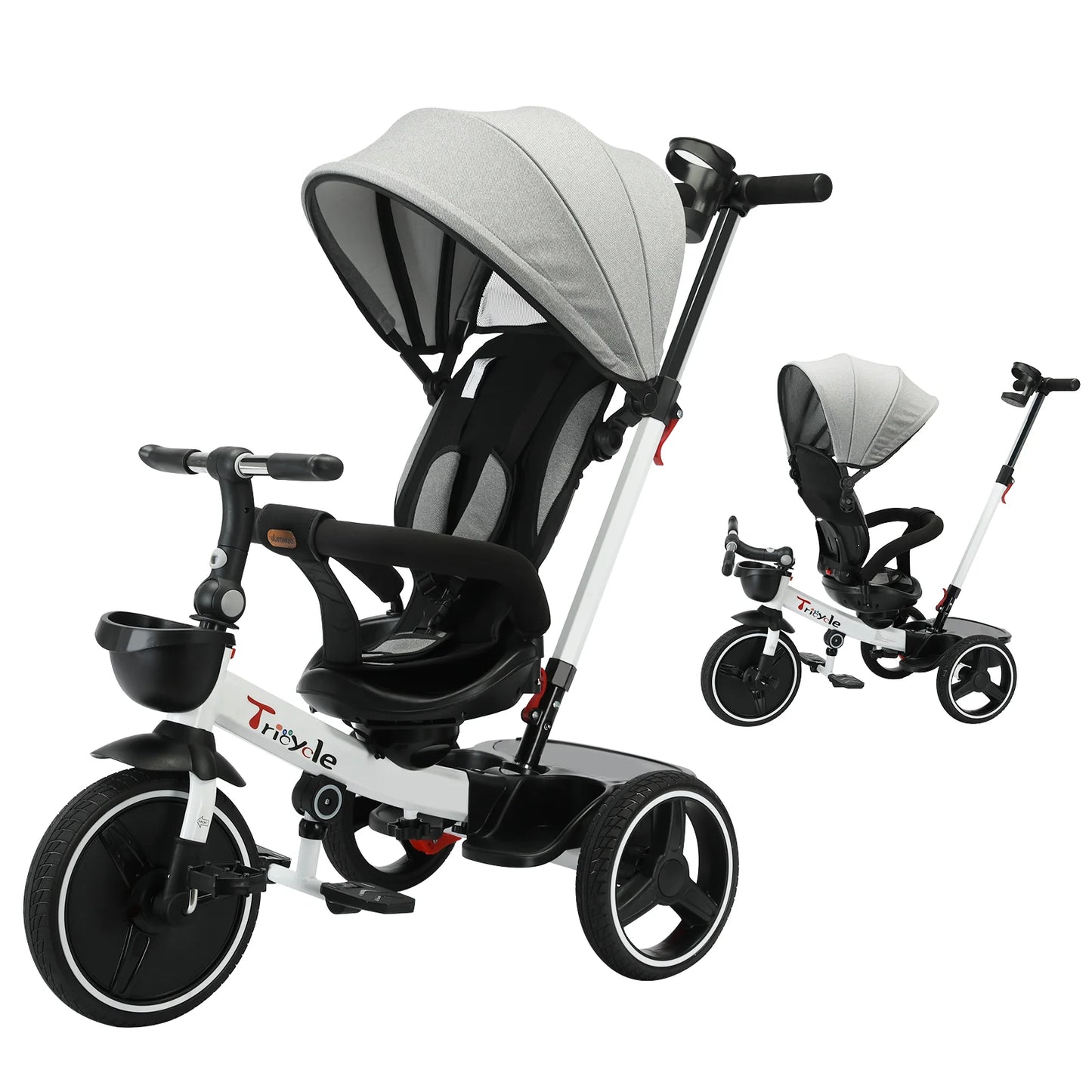 Baby Stroller Tricycle – 5-in-1 Adjustable Ride for Kids