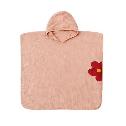 Muslin Baby Hooded Poncho Towel – Soft & Quick-Dry
