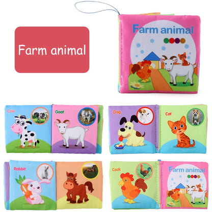 Baby Soft Cloth Book – Montessori 3D Educational Toy