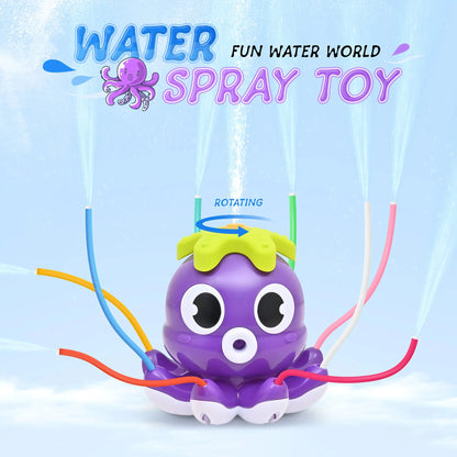 Baby Water Toy Octopus – Fun Rotating Spray Splash Play