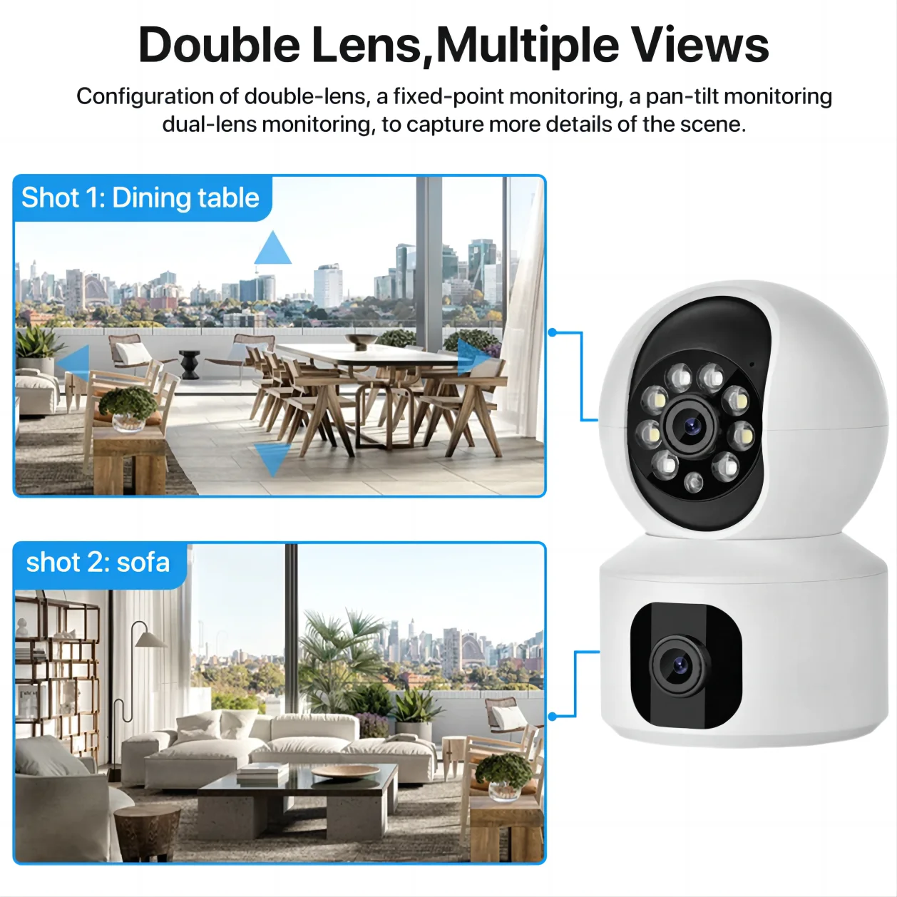 Tuya 8MP WiFi IP Camera with Auto-Tracking & Night Vision