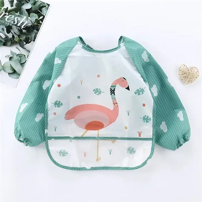 Waterproof Long Sleeve Baby Bib – Mess-Free Feeding Apron
