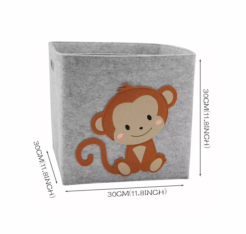 Foldable Toy Storage Box – Cute Organizer for Kids’ Room