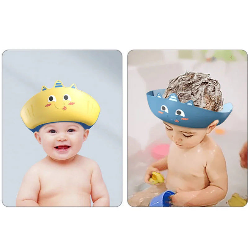 Baby Shower Cap with Adjustable Fit & Soft Ear Protection