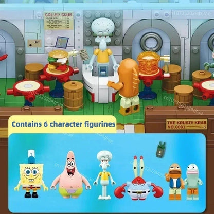 SpongeBob Krusty Krab Building Block Set – Creative Fun