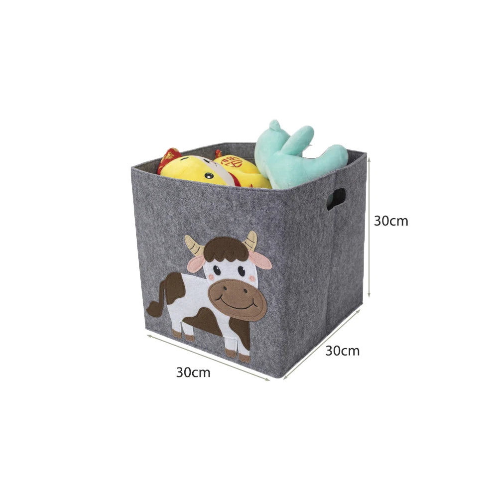 Foldable Toy Storage Box – Cute Organizer for Kids’ Room